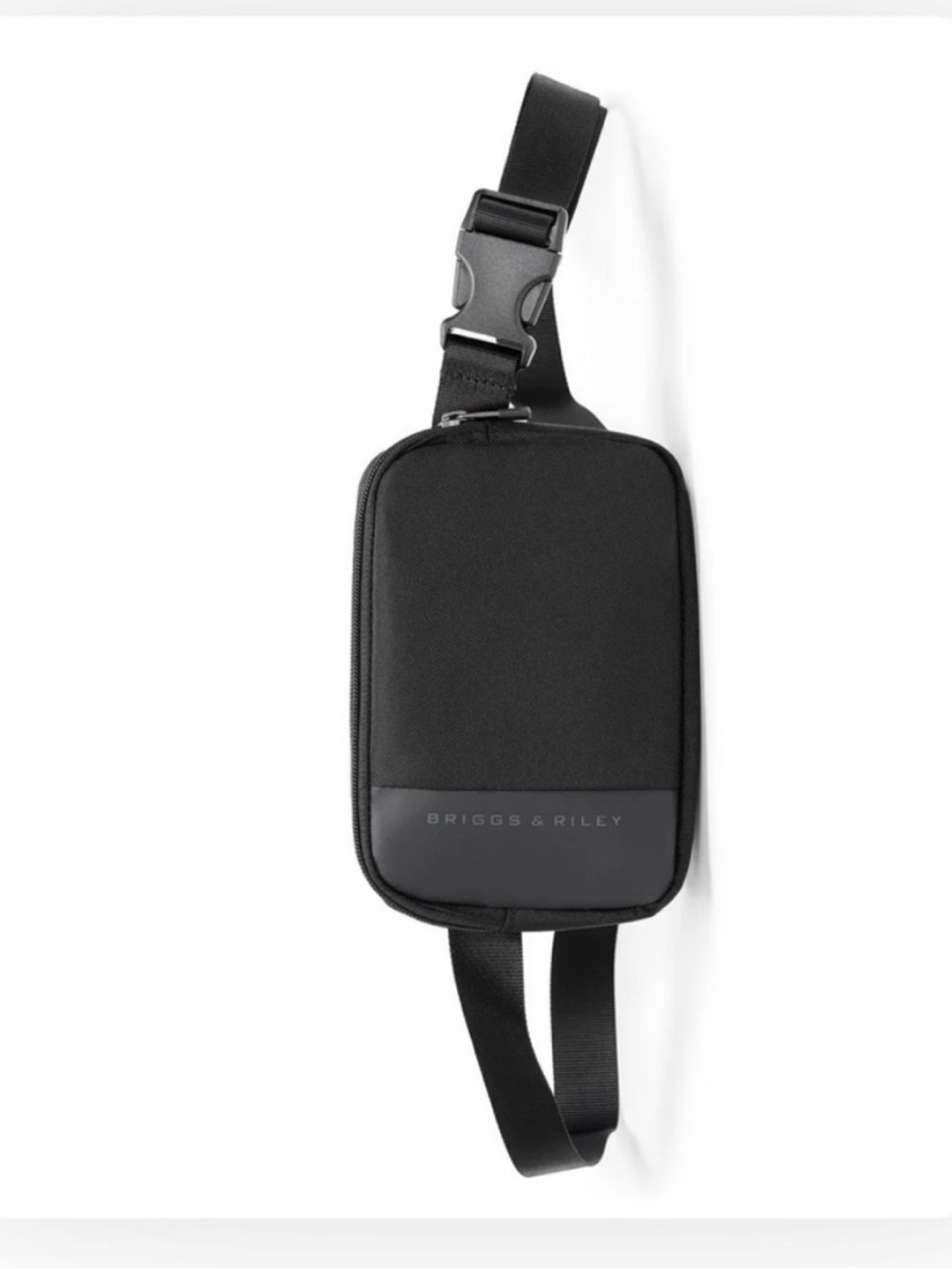 New Briggs & Riley Black Travel Belt Bag /Sling Bag
